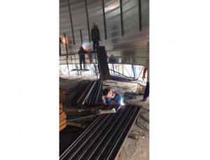 16米直徑高度25.米緊張施工中！